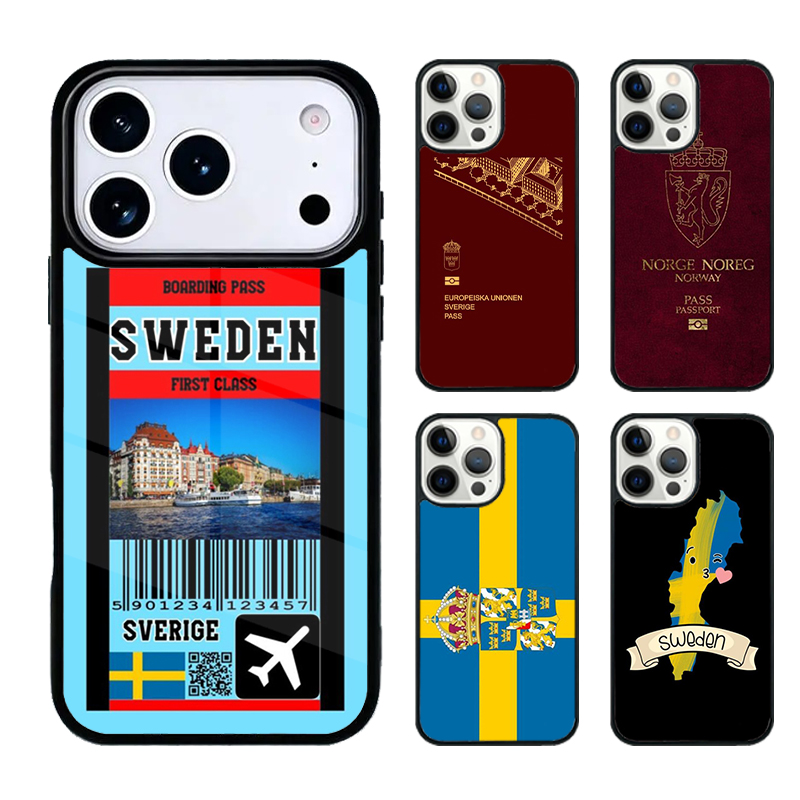 Phone Cases Sweden - Sweden Passport Phone Case Compatible with