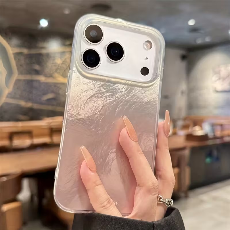 Phone Cases Korean - INS Korean style Pink Gradient Vortex