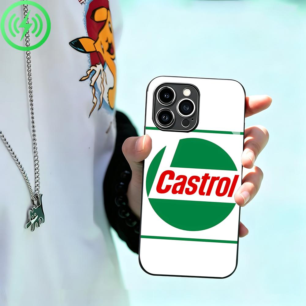 Phone Cases Brands - racing lubricant brand Castrol Phone Case