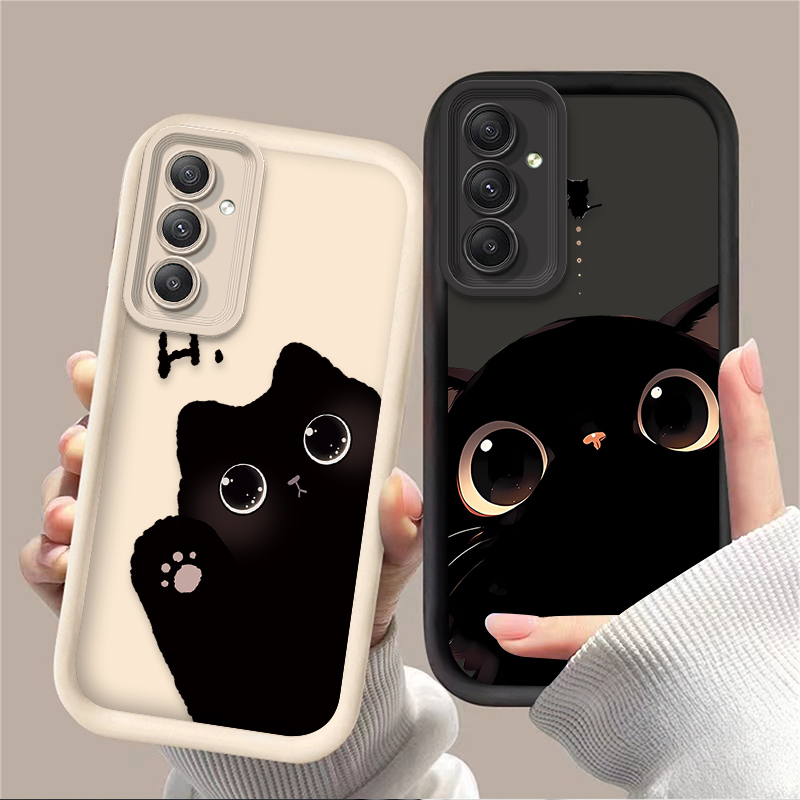 Phone Cases Samsung A14 - Lovely Big Eyed Cat Phone Case