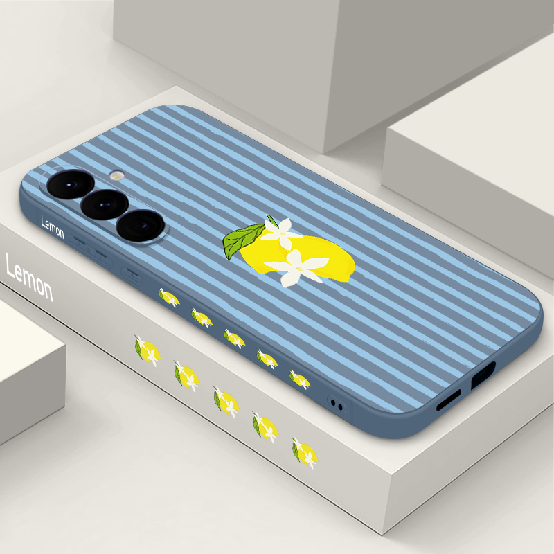 Phone Cases Galaxy A16 5G - Stripe Lemon Print TPU Phone Case