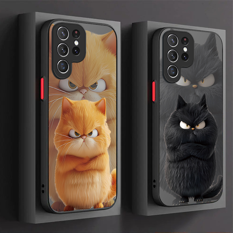 Phone Cases Galaxy A16 5G - Angry Cat Couple Style Case for