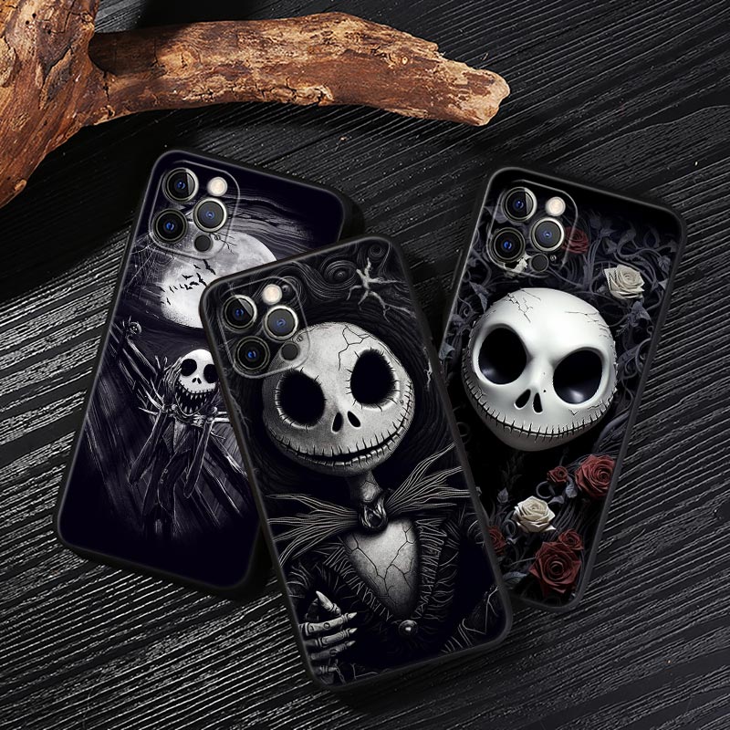 Phone Cases Disney - Jack Skellington Black Art Disney Case