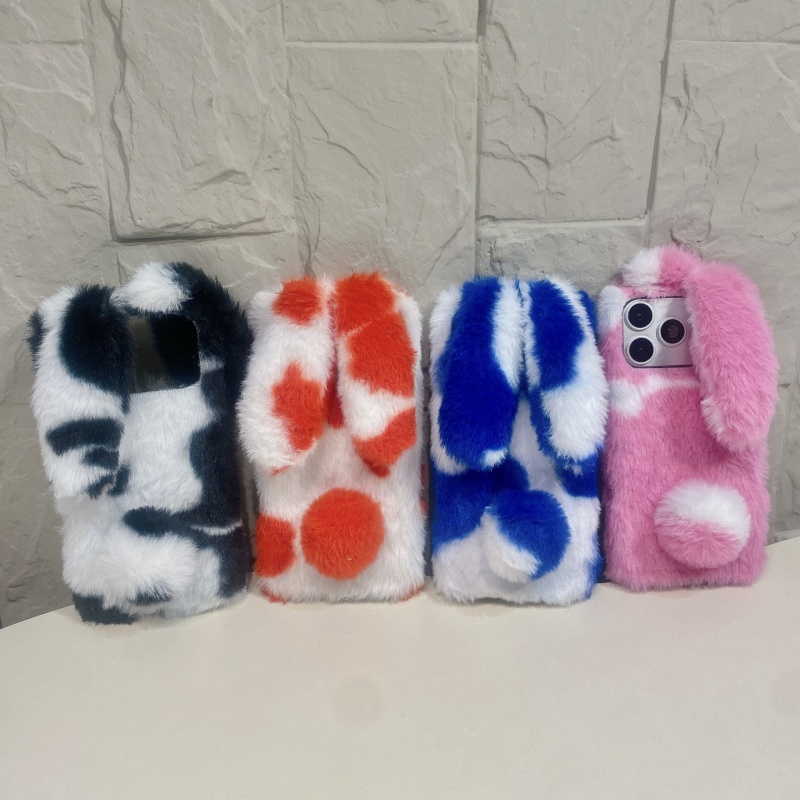Phone Cases Iphone 11 - Cute Rabbit Design Fluffy Phone Cases