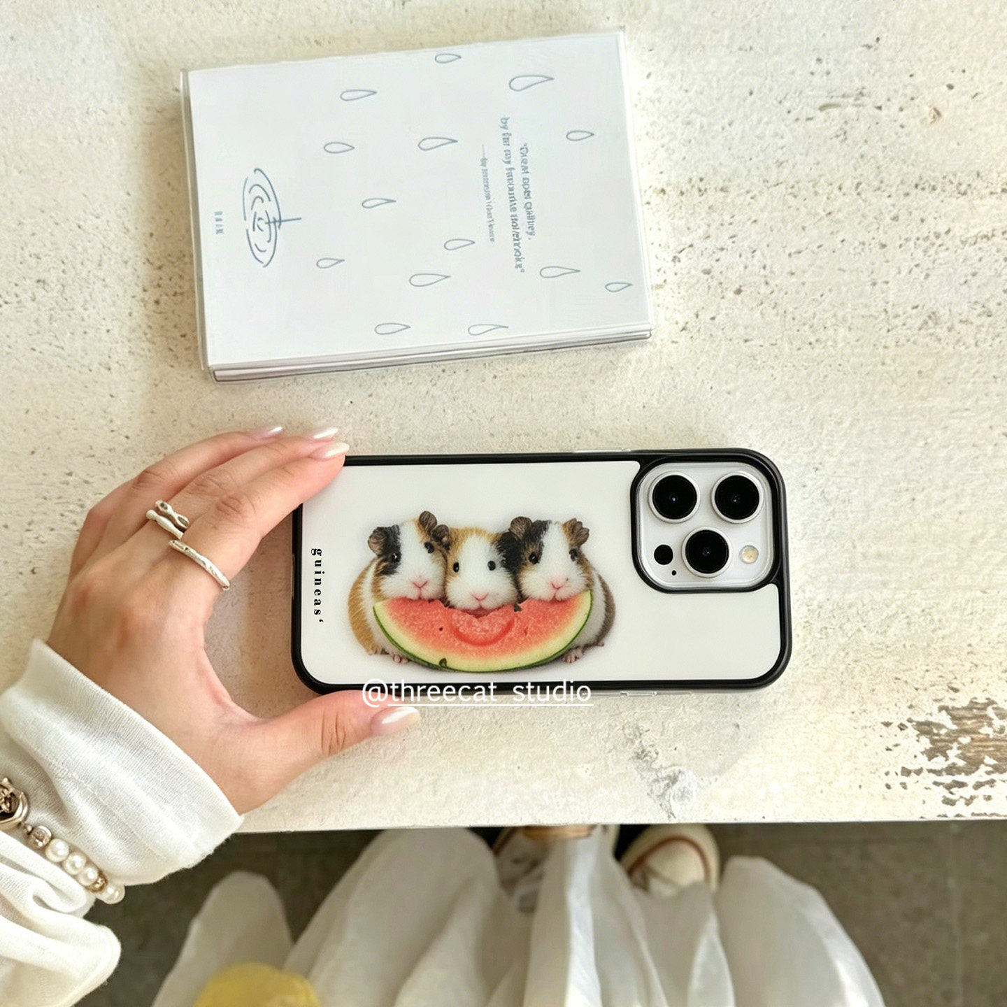 Korean Ins Guinea Pig Eat Wate - Phone Cases Korean review and price
