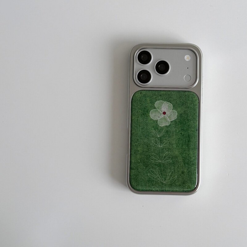 Ins Spring Green Flower Oil Pa - Phone Cases Green review and price