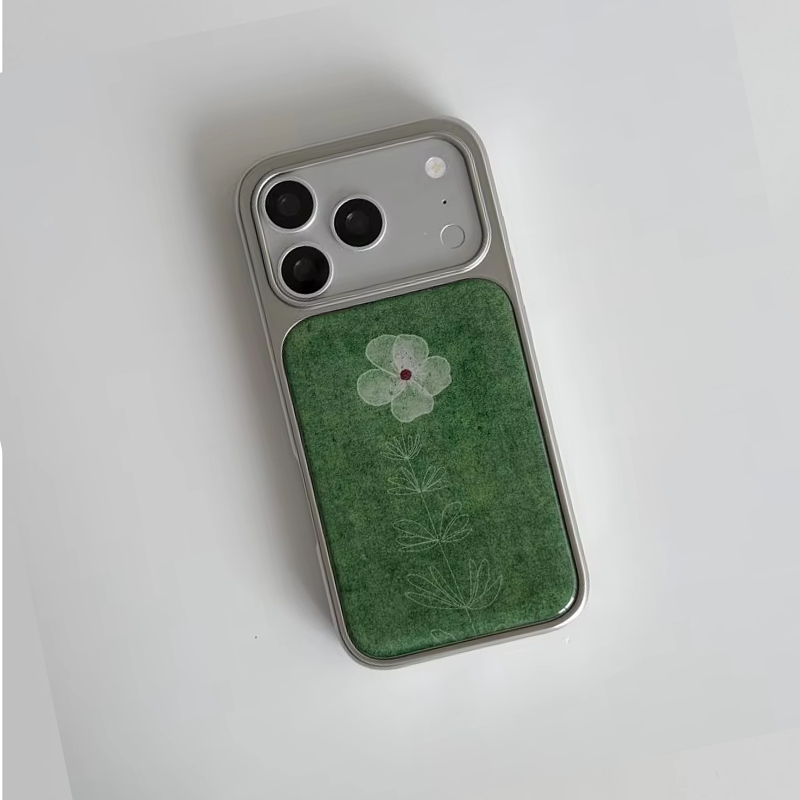 Ins Spring Green Flower Oil Pa - Phone Cases Green review and price