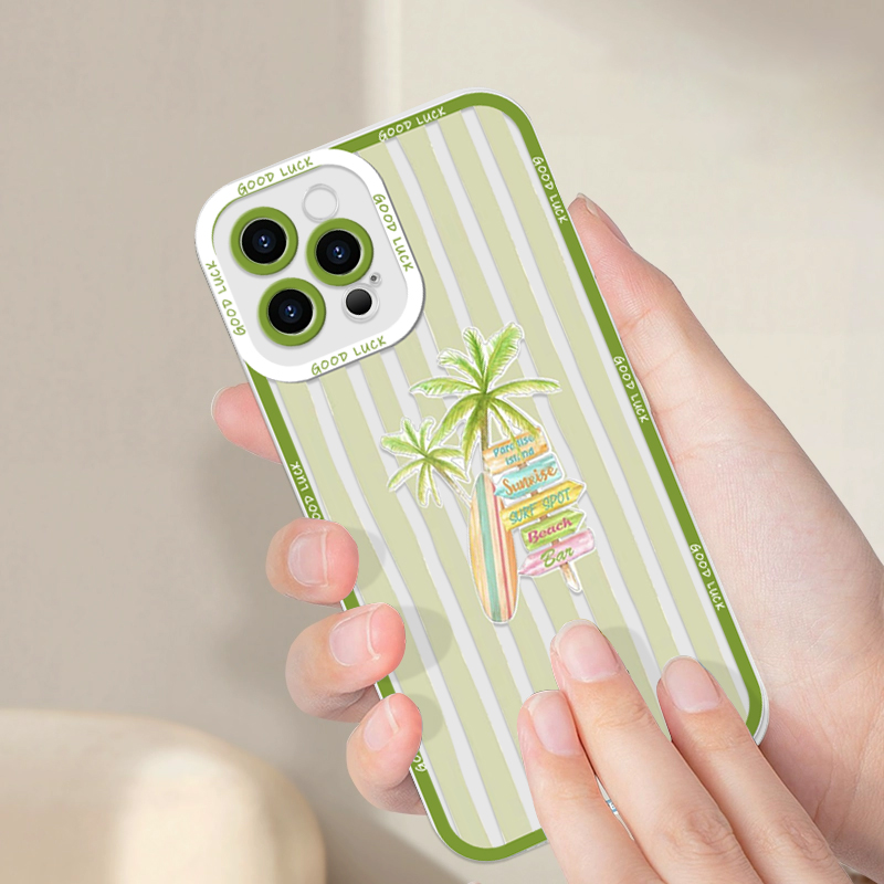 Summer Palm Coconut Tree Strip - Phone Cases Samsung A14 review and price