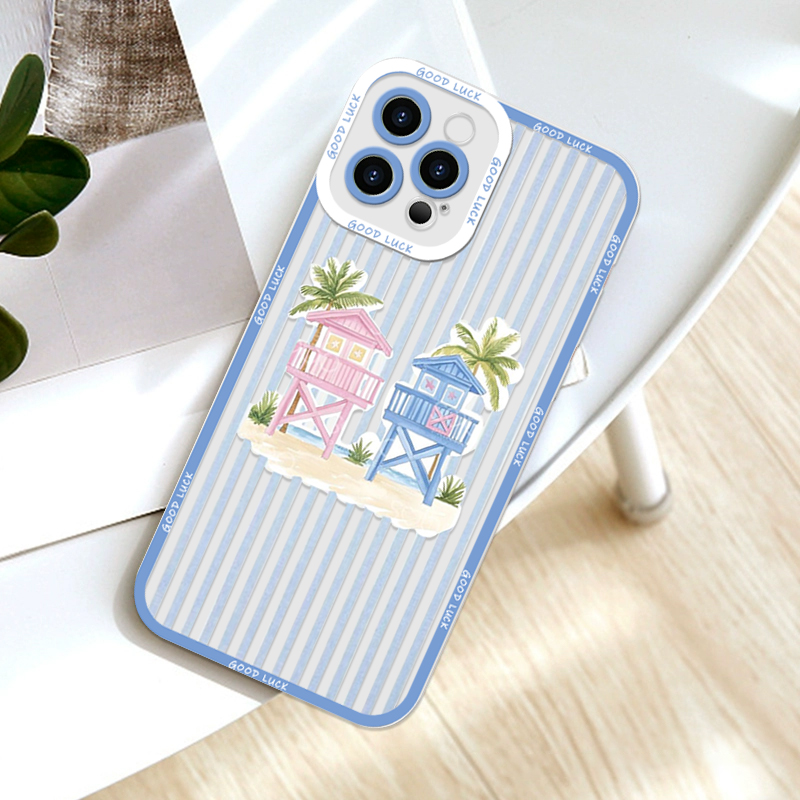 Summer Palm Coconut Tree Strip - Phone Cases Samsung A14 review and price