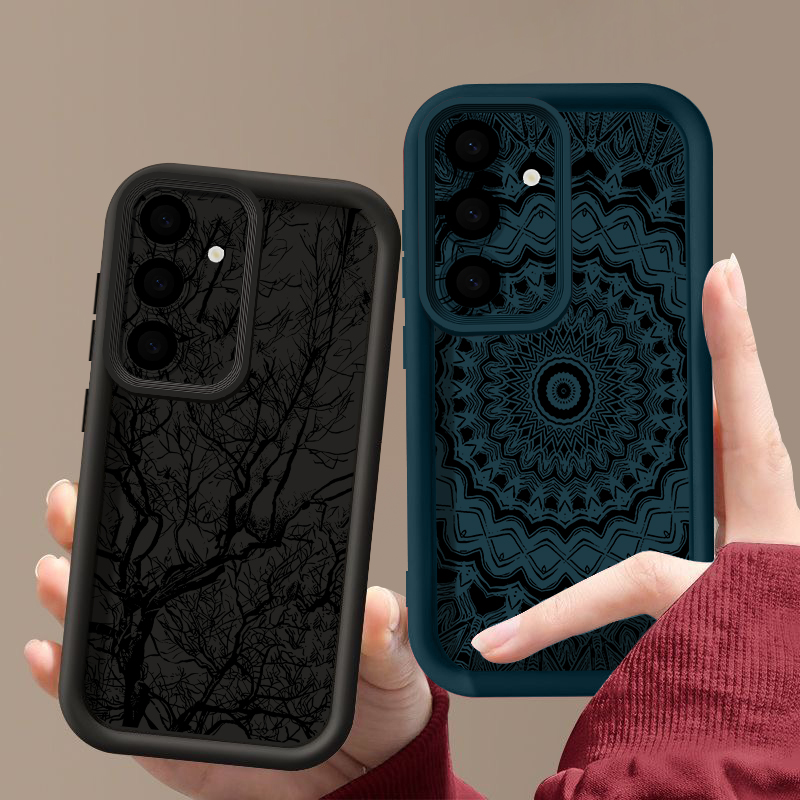 Retro Flower Totem Pattern Cas - Phone Cases Samsung A14 review and price