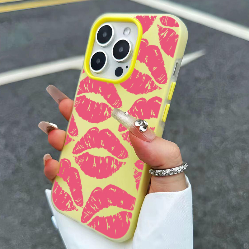 Sexy Girl Pink Lips  Pattern D - Phone Cases For Girls review and price