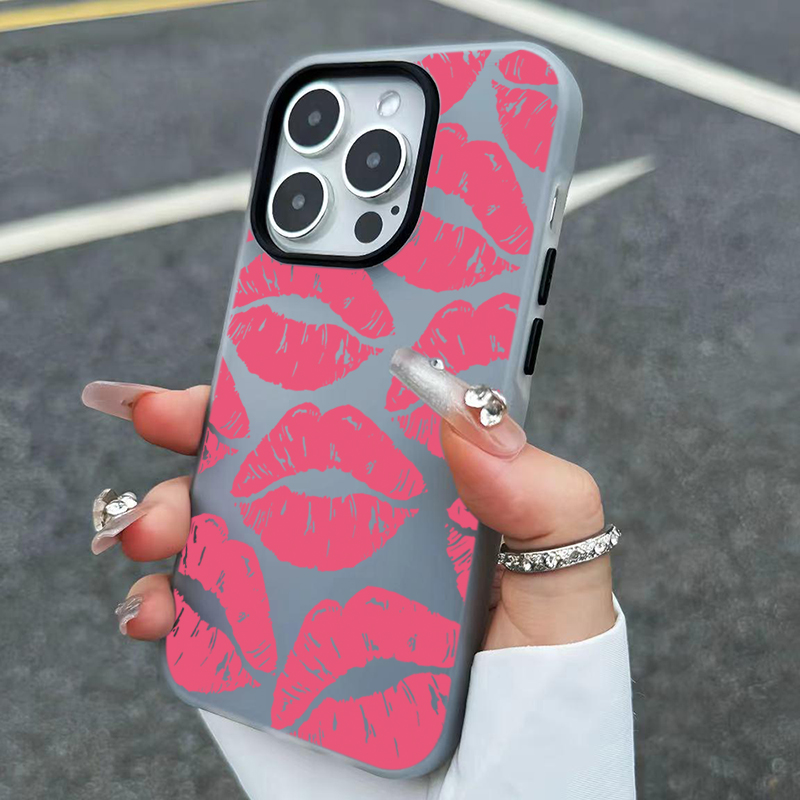 Sexy Girl Pink Lips  Pattern D - Phone Cases For Girls review and price