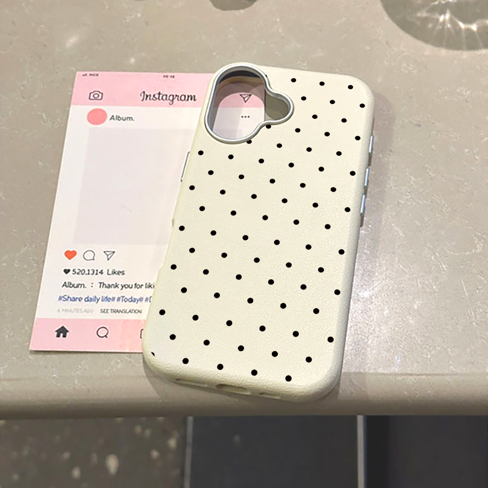 Korean INS Cute Polka Dot Phon - Phone Cases Korean review and price