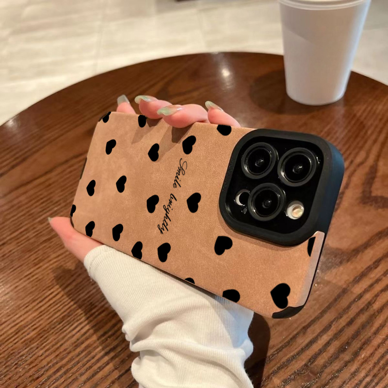 New Luxury Black Love Heart So - Phone Cases For Girls review and price