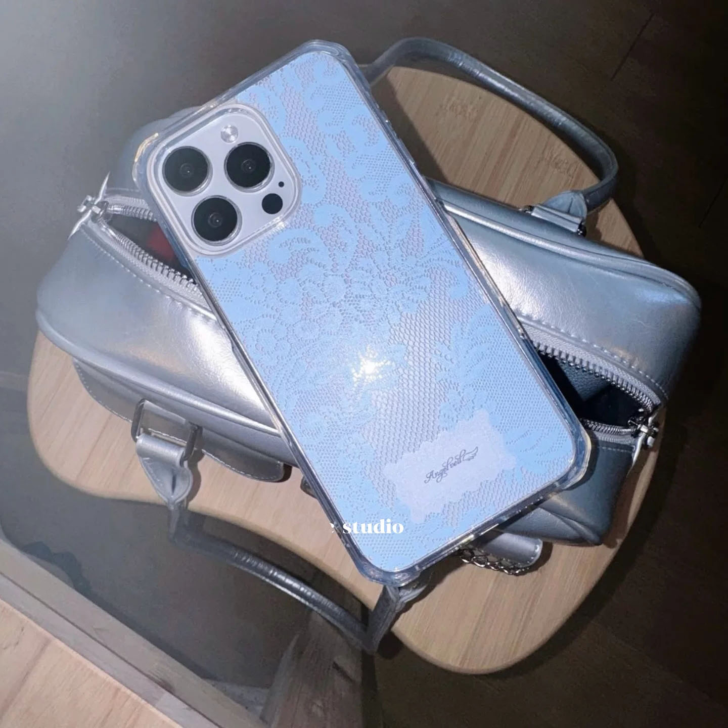 Korean Ins Colored Lace Sweet  - Phone Cases For Girls review and price
