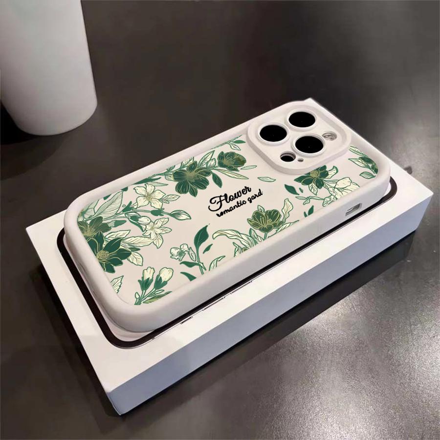 Vintage Green Flower Phone Cov - Phone Cases Green review and price