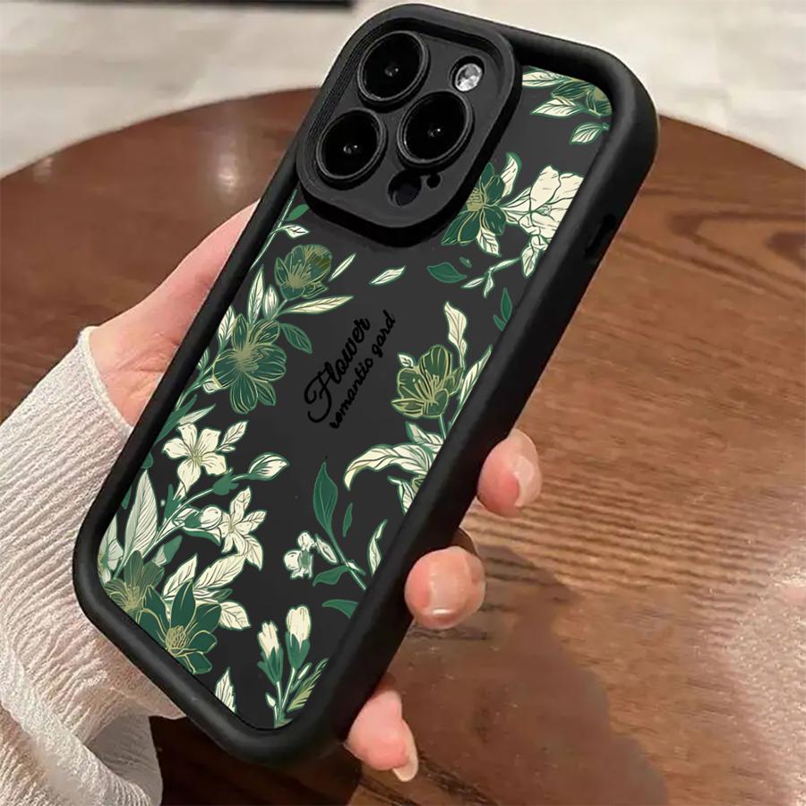Vintage Green Flower Phone Cov - Phone Cases Green review and price