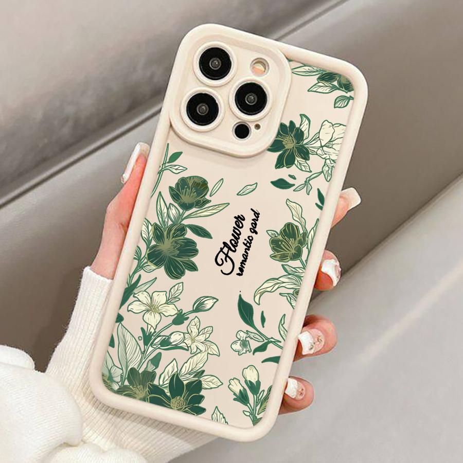 Vintage Green Flower Phone Cov - Phone Cases Green review and price