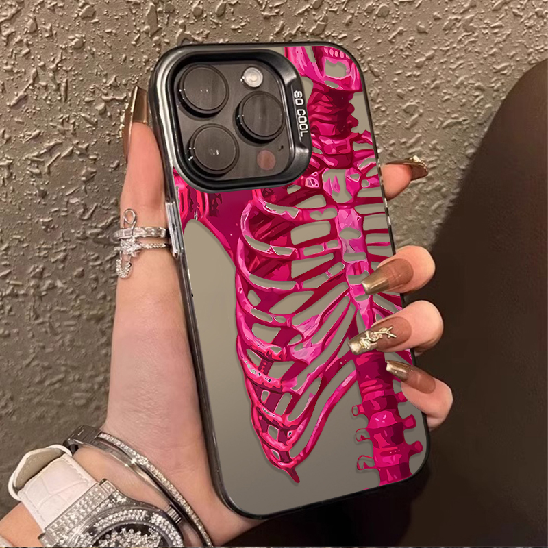 Luxury Pink Green Skull Phone  - Phone Cases Green review and price