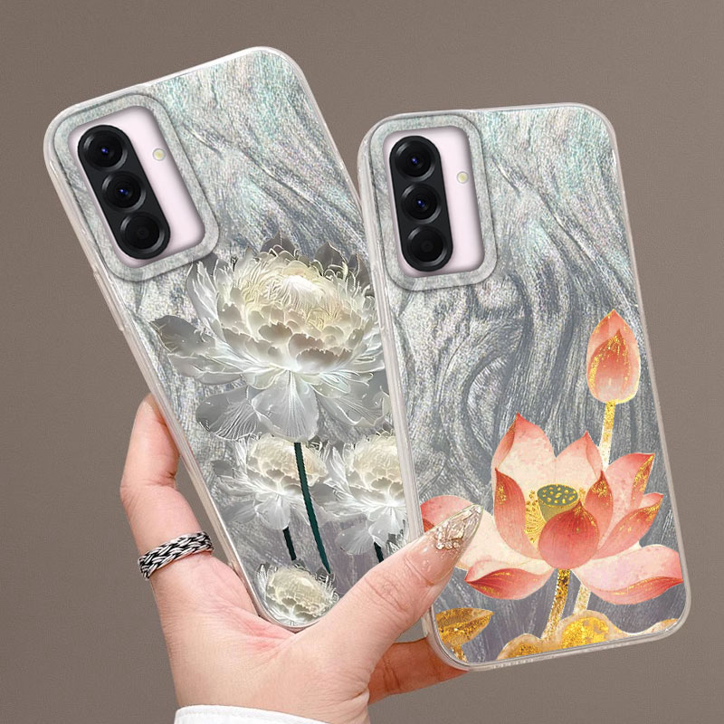 Golden Lotus Case for Samsung  - Phone Cases Samsung A14 review and price