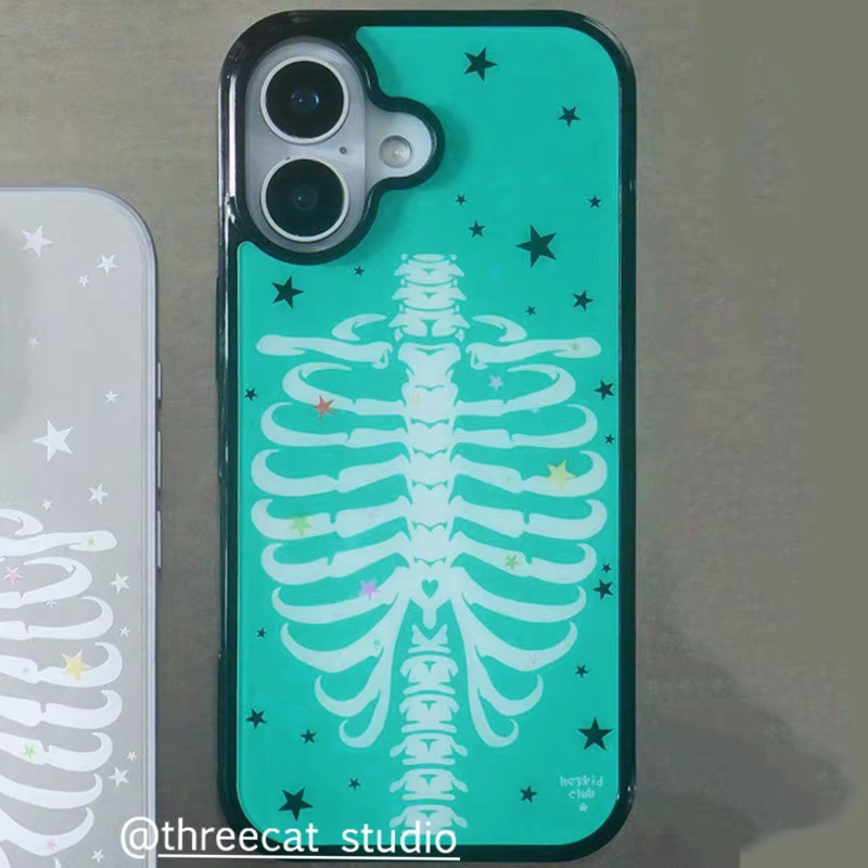 Fashion Ins Green Gothic Skele - Phone Cases Green review and price