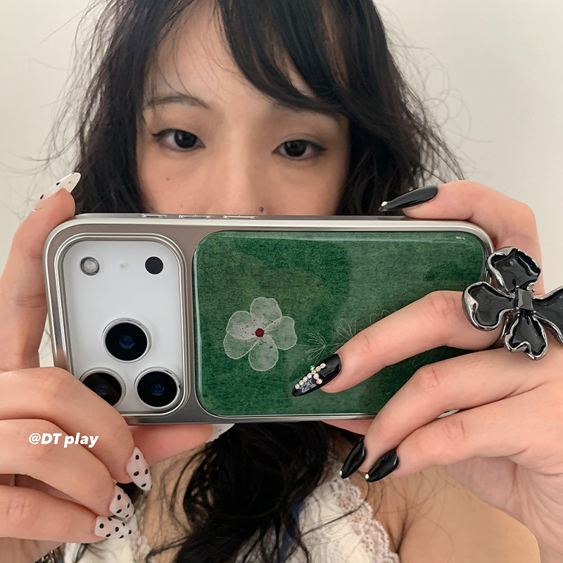 Ins Green Chamomile Small Flow - Phone Cases Green review and price