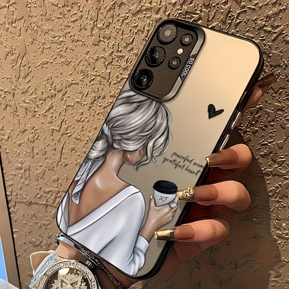 Peaceful Grateful Girl Print P - Phone Cases For Girls review and price