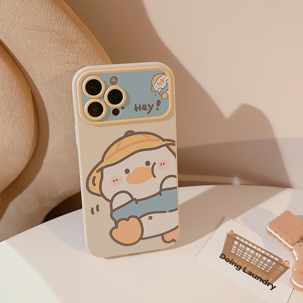 Korean Cartoon Yellow Duck Pho - Phone Cases Korean review and price