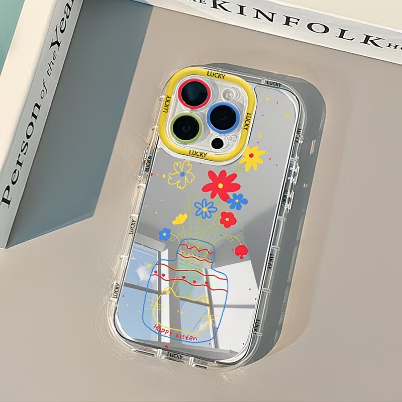 Summer Daisy Cat Vase Design M - Phone Cases Iphone 11 review and price