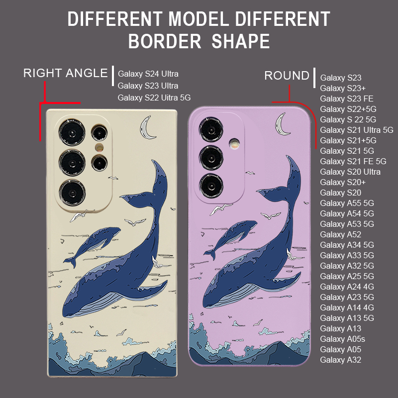 Whales Phone Case For Samsung  - Phone Cases Galaxy A16 5G review and price
