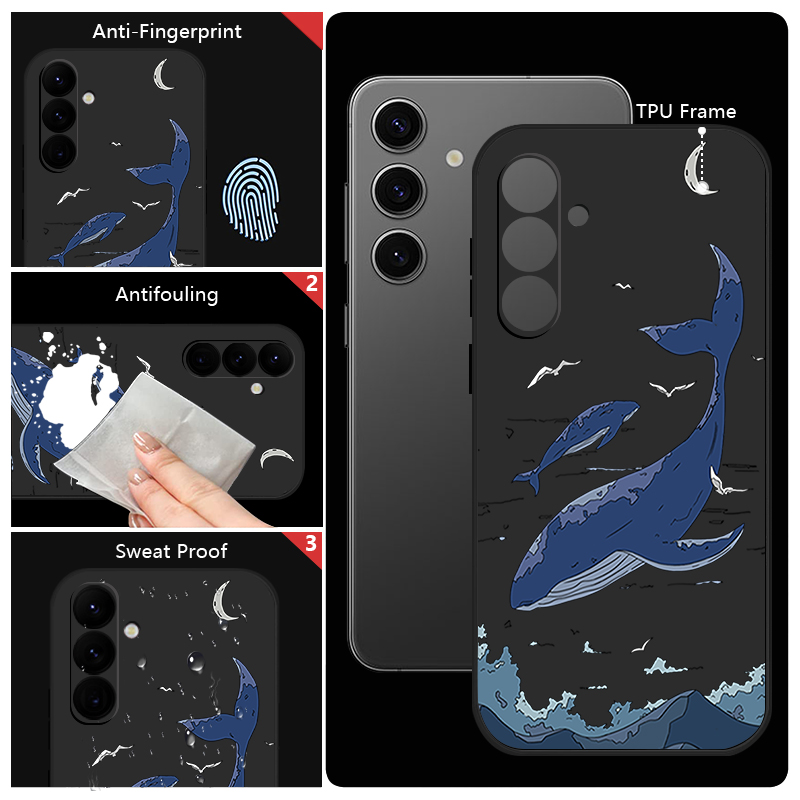 Whales Phone Case For Samsung  - Phone Cases Galaxy A16 5G review and price
