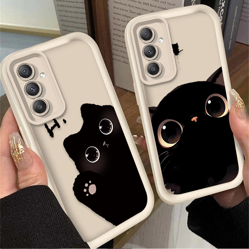 Lovely Big Eyed Cat Phone Case - Phone Cases Samsung A14 review and price