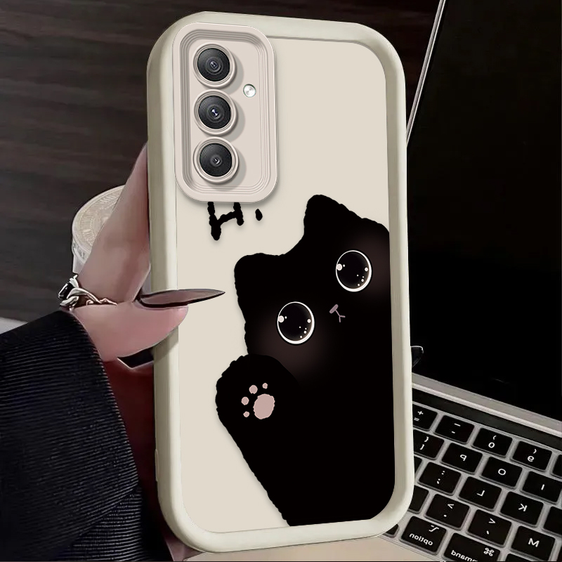 Lovely Big Eyed Cat Phone Case - Phone Cases Samsung A14 review and price
