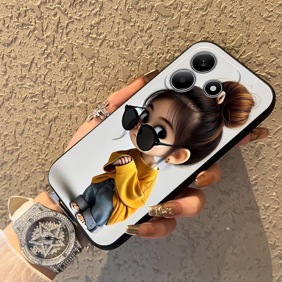Cartoon Girl Pattern Funda Pho - Phone Cases Iphone 11 review and price