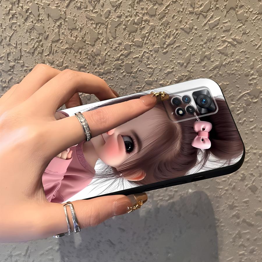 Cartoon Girl Pattern Funda Pho - Phone Cases Iphone 11 review and price