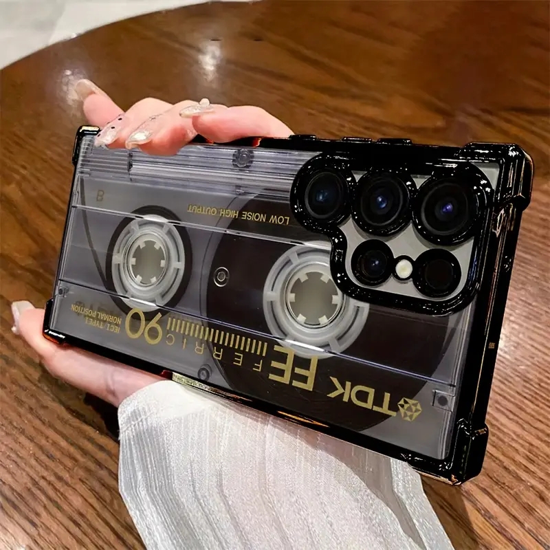 Retro Cassette Pattern Plating - Phone Cases Galaxy A16 5G review and price