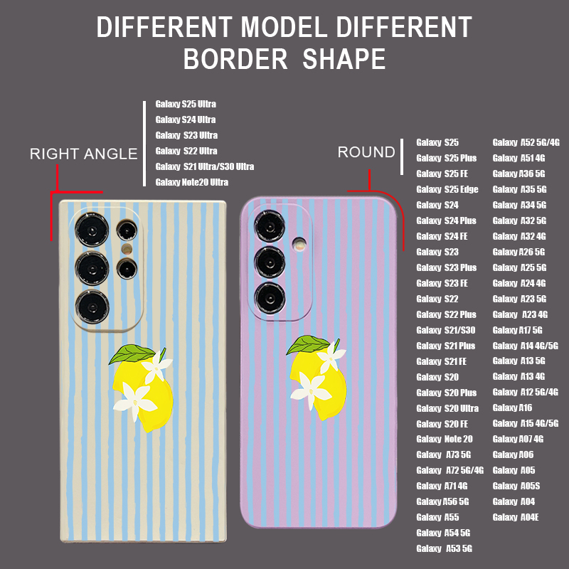 Stripe Lemon Print TPU Phone C - Phone Cases Galaxy A16 5G review and price