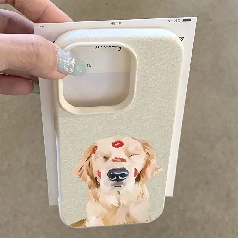 Cute Golden Retriever Red Lip  - Phone Cases Galaxy A16 5G review and price