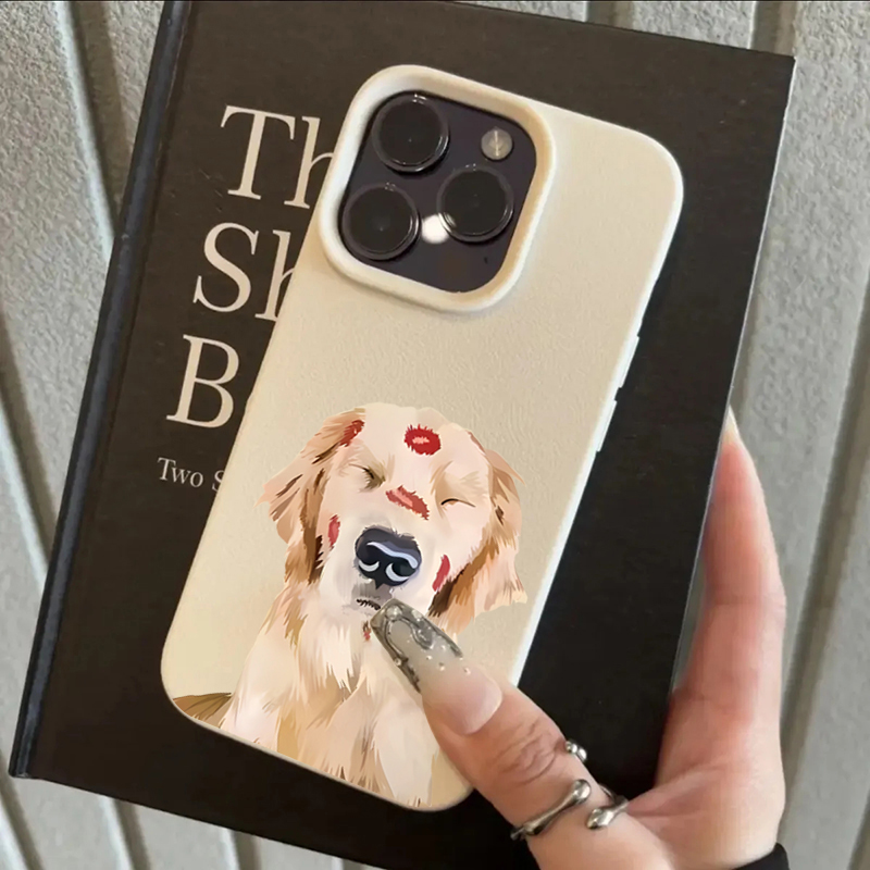 Cute Golden Retriever Red Lip  - Phone Cases Galaxy A16 5G review and price
