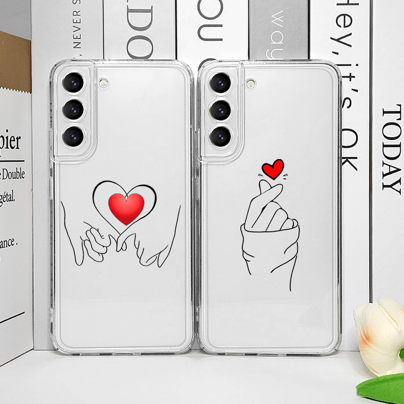Minimalist Couple Holding Hand - Phone Cases Samsung A14 review and price
