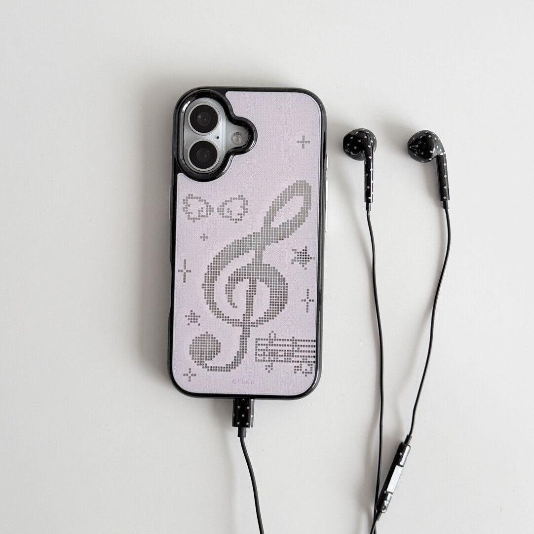 INS Korean Pink Mosaic Music N - Phone Cases Korean review and price