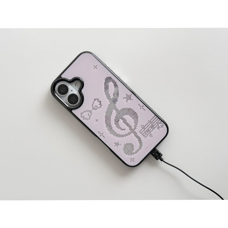 INS Korean Pink Mosaic Music N - Phone Cases Korean review and price