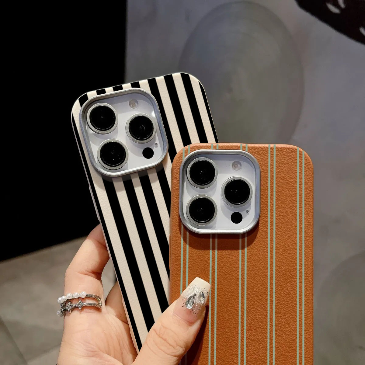 The Green Stripe Lichee Patter - Phone Cases Green review and price