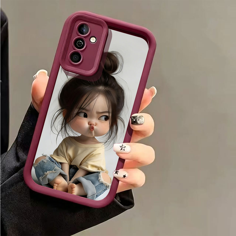 Meatball Head Girl Silicone Sh - Phone Cases For Girls review and price