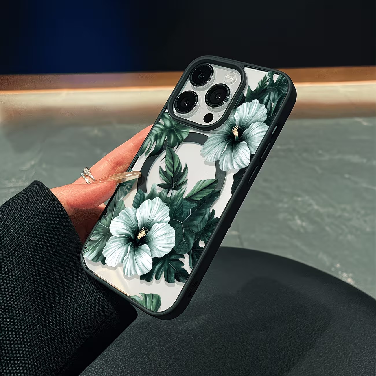 Green Floral Print Phone Case  - Phone Cases Green review and price