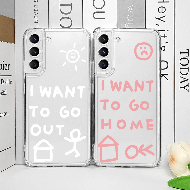 Korean Cute Simple I Want To G - Phone Cases Korean review and price