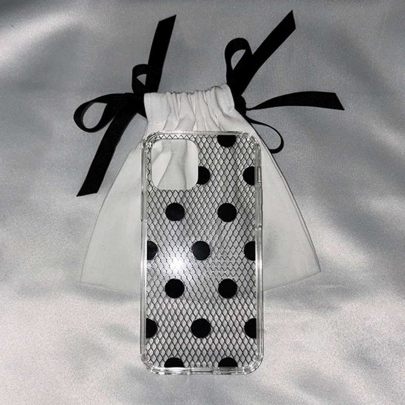 Ins Sexy Girl Wave Point Lace  - Phone Cases For Girls review and price