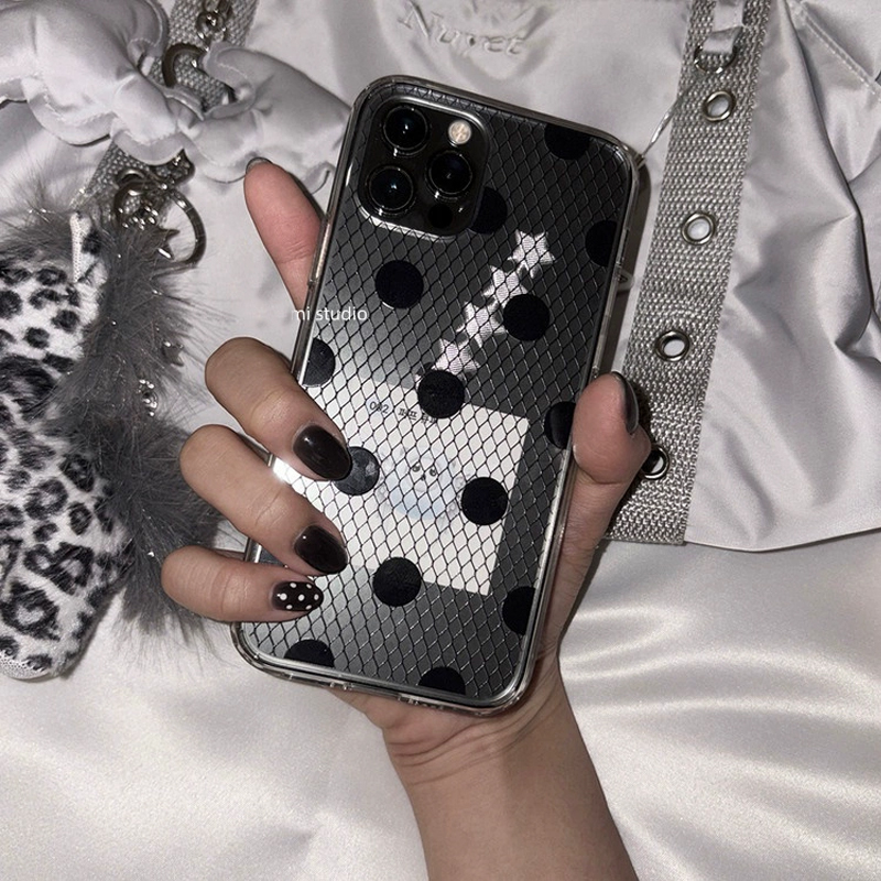 Ins Sexy Girl Wave Point Lace  - Phone Cases For Girls review and price