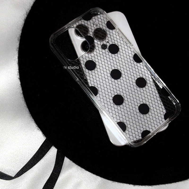 Ins Sexy Girl Wave Point Lace  - Phone Cases For Girls review and price